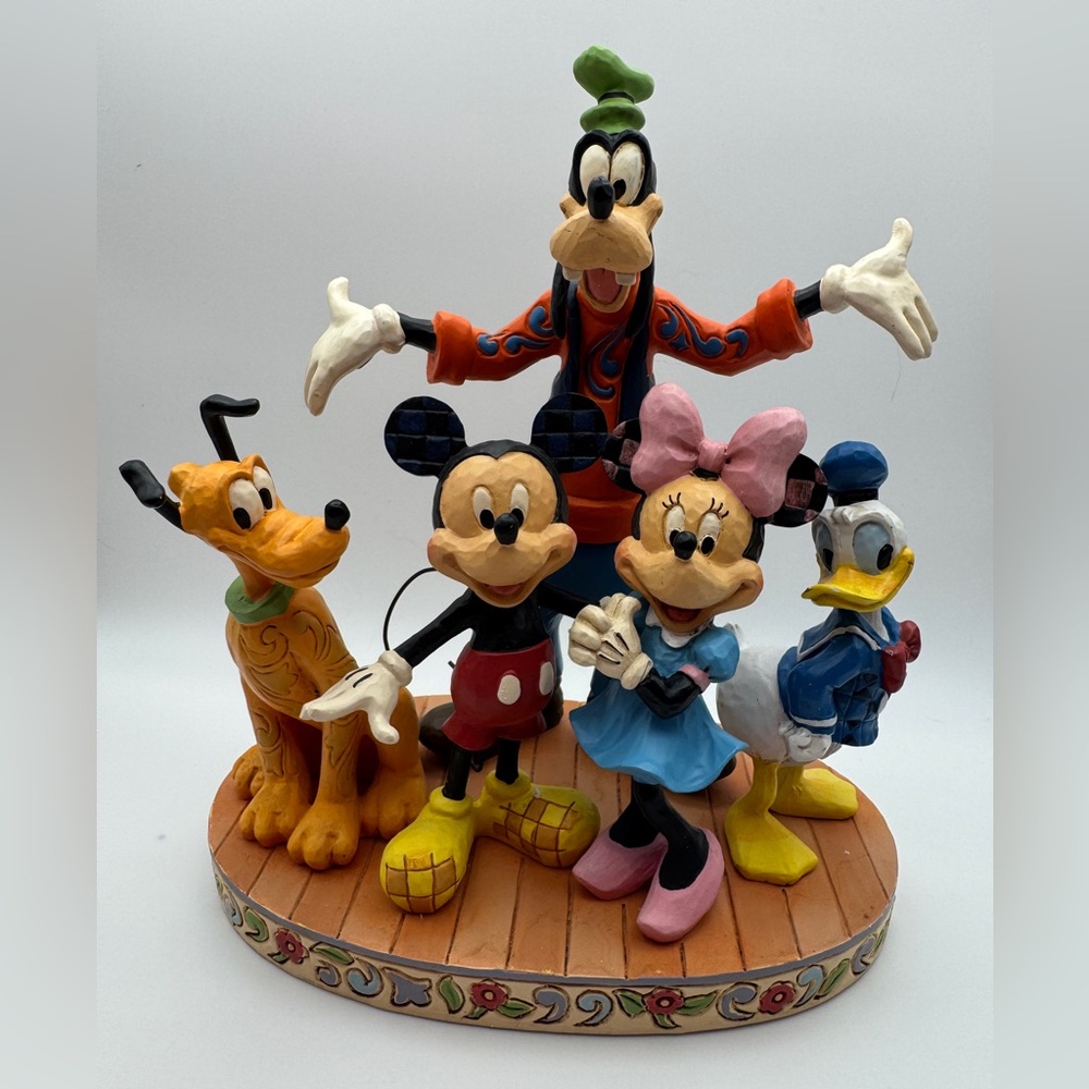 Enesco Disney Traditions by Jim Shore Fab Five “The Gangs All Here” NEW ON BOX